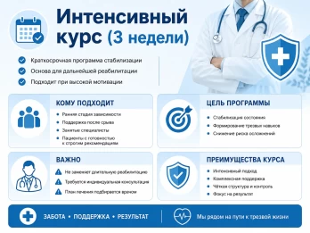 Реабилитация за 21 день в Благовещенске